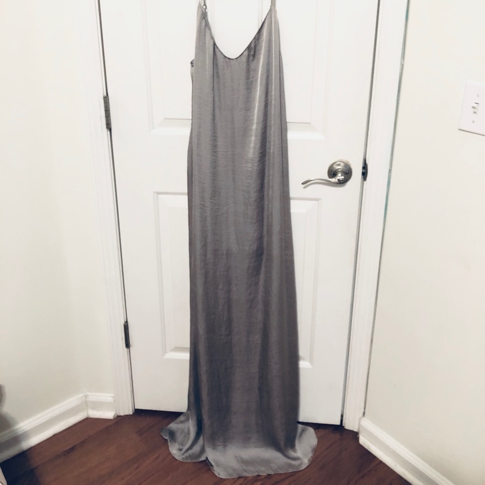 Stunning Silver Mumu Slip Dress